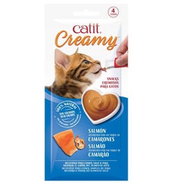 CATIT CREAMY SALMON CON CAMARONES 40 GR
