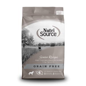 NUTRISOURCE SENIOR 4LBS GRAIN FREE