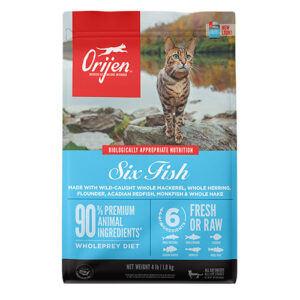 ORIJEN GATO SIX FISH RECIPE 4LBS / 1.8 KG