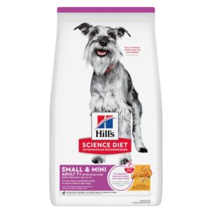HILLS SMALL & MINI ADULTO 7 PLUS CHICKEN & BROWN RICE 2.04 Kg / 4.5 lBS