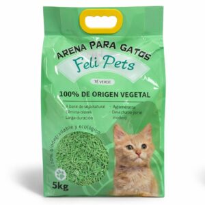 ARENA DE SOYA FENDY PETS TE VERDE