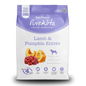 NUTRISOURCE PURE VITA LAMB & PUMPKIN 4 LBS